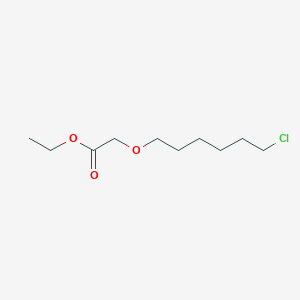 molecular formula C10H19ClO3 B15163298 Ethyl [(6-chlorohexyl)oxy]acetate CAS No. 143165-50-8