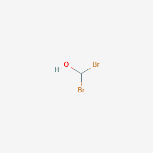 molecular formula CH2Br2O B15163308 Dibromomethanol CAS No. 166600-78-8