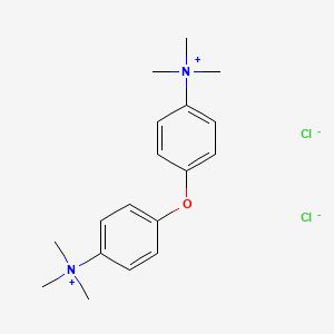 molecular formula C18H26Cl2N2O B15163537 4,4'-Oxybis(N,N,N-trimethylanilinium) dichloride CAS No. 142093-25-2