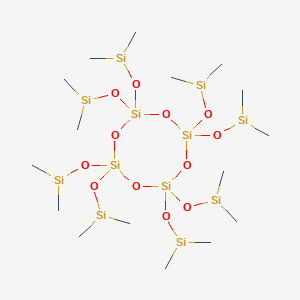 molecular formula C16H48O12Si12 B15163549 Octakis(dimethylsiloxy)cyclotetrasiloxane 