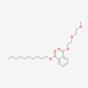 molecular formula C23H36O6 B15163585 Decyl 2-(2-methoxyethoxy)ethyl benzene-1,2-dicarboxylate CAS No. 189183-02-6