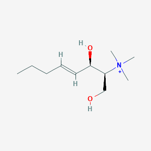 molecular formula C11H24NO2+ B151636 N,N,N-Trimethylsphingosine CAS No. 138686-73-4