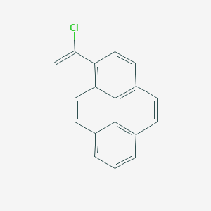 molecular formula C18H11Cl B15163616 Pyrene, 1-(1-chloroethenyl)- CAS No. 154120-55-5
