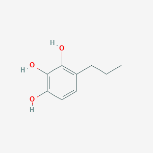 molecular formula C9H12O3 B15163670 4-Propylbenzene-1,2,3-triol CAS No. 143894-06-8