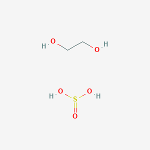 molecular formula C2H8O5S B15163721 Ethane-1,2-diol;sulfurous acid CAS No. 147545-69-5