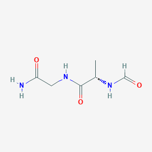 molecular formula C6H11N3O3 B15163903 N-Formyl-L-alanylglycinamide CAS No. 173068-68-3