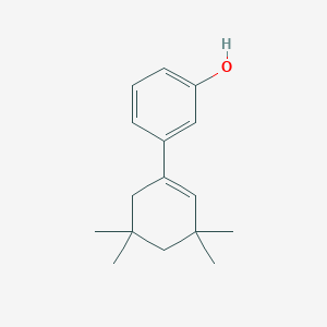 molecular formula C16H22O B15163974 3',3',5',5'-Tetramethyl-2',3',4',5'-tetrahydro[1,1'-biphenyl]-3-ol CAS No. 143125-92-2