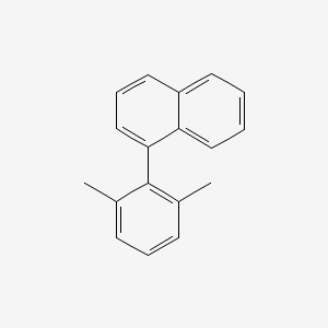 molecular formula C18H16 B15164012 Naphthalene, 1-(2,6-dimethylphenyl)- CAS No. 147424-62-2