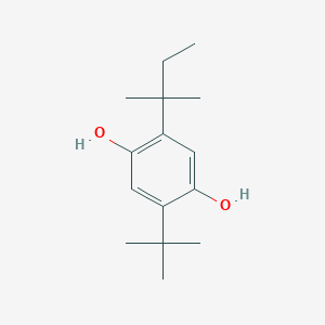 molecular formula C15H24O2 B15164022 2-tert-Butyl-5-(2-methylbutan-2-yl)benzene-1,4-diol CAS No. 144425-92-3