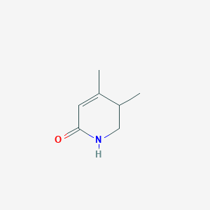 molecular formula C7H11NO B15164047 4,5-Dimethyl-5,6-dihydropyridin-2(1H)-one CAS No. 204118-36-5