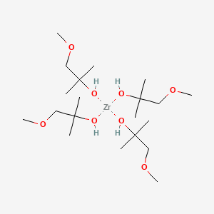 molecular formula C20H48O8Z B1516426 Zirconium 2-methoxymethyl-2-propoxide 
