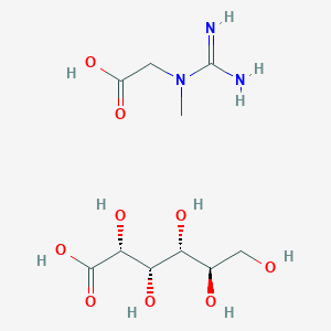 molecular formula C10H21N3O9 B1516437 D-Gluconic acid creatine salt 