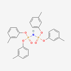 molecular formula C28H29NO6P2 B15164383 Tetrakis(3-methylphenyl) imidodiphosphate CAS No. 160947-21-7