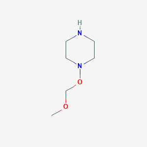 molecular formula C6H14N2O2 B15164424 1-(Methoxymethoxy)piperazine CAS No. 143692-85-7