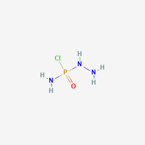 molecular formula ClH5N3OP B15164494 Phosphoramidohydrazidic chloride CAS No. 220518-91-2