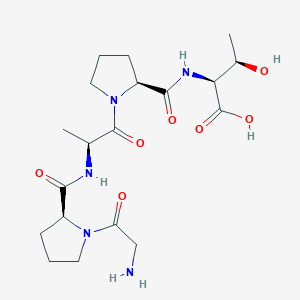 molecular formula C19H31N5O7 B15164827 Glycyl-L-prolyl-L-alanyl-L-prolyl-L-threonine CAS No. 195870-56-5