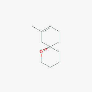 molecular formula C11H18O B15164872 (6S)-8-Methyl-1-oxaspiro[5.5]undec-8-ene CAS No. 183435-52-1