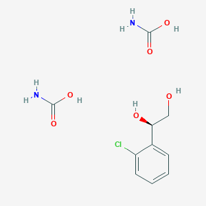 molecular formula C10H15ClN2O6 B15164913 Carbamic acid--(1R)-1-(2-chlorophenyl)ethane-1,2-diol (2/1) CAS No. 194085-58-0