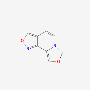 molecular formula C8H6N2O2 B15164926 7H-Isoxazolo[3,4-c]oxazolo[3,4-a]pyridine(9CI) CAS No. 266357-71-5