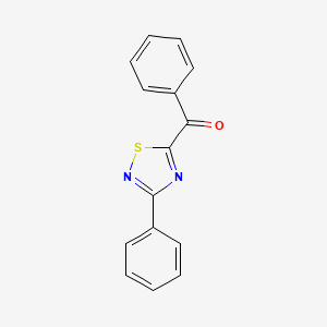 molecular formula C15H10N2OS B15164942 Phenyl(3-phenyl-1,2,4-thiadiazol-5-yl)methanone CAS No. 181271-17-0