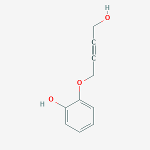 molecular formula C10H10O3 B15164963 Phenol, 2-[(4-hydroxy-2-butynyl)oxy]- CAS No. 188600-22-8