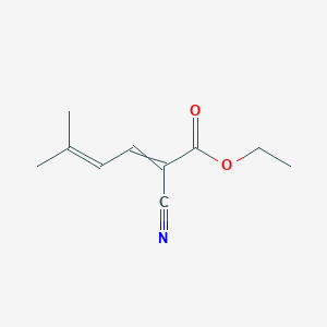 molecular formula C10H13NO2 B15165038 Ethyl 2-cyano-5-methylhexa-2,4-dienoate CAS No. 188897-65-6