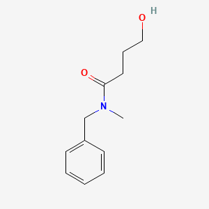 molecular formula C12H17NO2 B15165189 N-benzyl-4-hydroxy-N-methylbutanamide CAS No. 202402-02-6