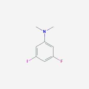molecular formula C8H9FIN B1516526 3-Fluoro-5-iodo-N,N-dimethylaniline 