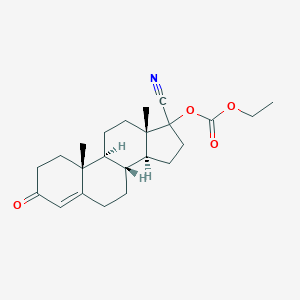 17-Ethoxycarbonyloxy-3-oxoandrost-4-ene-17-carbonitrile