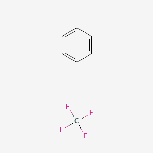 molecular formula C7H6F4 B15165435 Benzene--tetrafluoromethane (1/1) CAS No. 193208-84-3