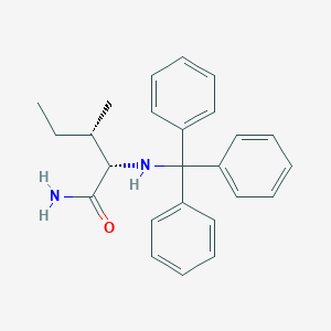 molecular formula C25H28N2O B15165455 N~2~-(Triphenylmethyl)-L-isoleucinamide CAS No. 203446-09-7