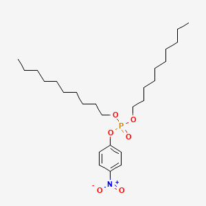 molecular formula C26H46NO6P B15165472 Didecyl 4-nitrophenyl phosphate CAS No. 194425-89-3