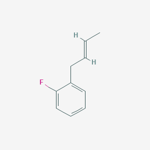 molecular formula C10H11F B15165482 1-Fluoro-2-(2-butenyl)benzene 