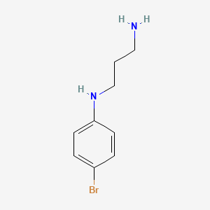 molecular formula C9H13BrN2 B15165505 N~1~-(4-Bromophenyl)propane-1,3-diamine CAS No. 212956-53-1