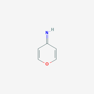 molecular formula C5H5NO B15165594 4H-Pyran-4-imine CAS No. 194030-97-2