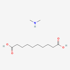 molecular formula C12H25NO4 B15165650 Decanedioic acid--N-methylmethanamine (1/1) CAS No. 629597-42-8