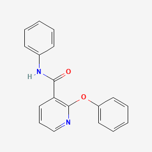 molecular formula C18H14N2O2 B15165686 2-phenoxy-N-phenyl-3-Pyridinecarboxamide CAS No. 289500-13-6