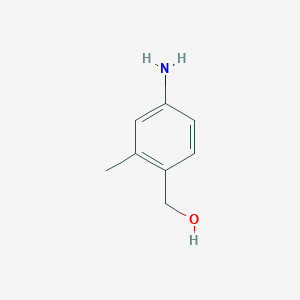 molecular formula C8H11NO B151658 (4-Amino-2-methylphenyl)methanol CAS No. 63405-88-9