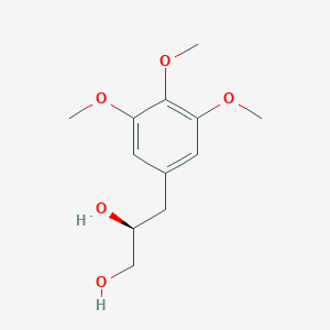 molecular formula C12H18O5 B15165976 (2S)-3-(3,4,5-Trimethoxyphenyl)propane-1,2-diol CAS No. 638990-29-1