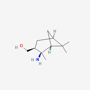 molecular formula C11H21NO B15166286 (1R,2R,3S,5R)-(2-Amino-2,6,6-trimethyl-bicyclo[3.1.1]hept-3-yl)-methanol 