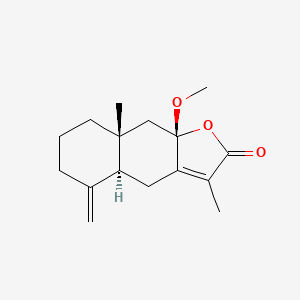 molecular formula C16H22O3 B1516629 8beta-Methoxyatractylenolide I 