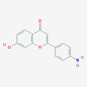 molecular formula C15H11NO3 B151664 4/'-Amino-7-hydroxyflavone CAS No. 132018-31-6
