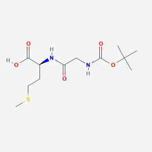 molecular formula C12H22N2O5S B1516644 Boc-gly-met-OH 