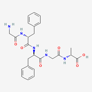 molecular formula C25H31N5O6 B15166500 Glycyl-D-phenylalanyl-D-phenylalanylglycyl-D-alanine CAS No. 644997-09-1