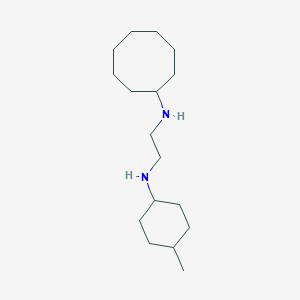 molecular formula C17H34N2 B15166631 N-cyclooctyl-N'-(4-methylcyclohexyl)ethane-1,2-diamine CAS No. 627524-66-7