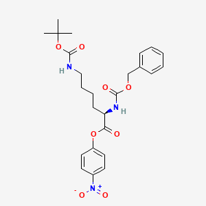 molecular formula C25H31N3O8 B1516674 Z-D-Lys(Boc)-ONp 
