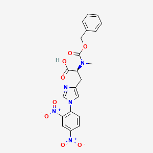 molecular formula C21H19N5O8 B15166819 L-Histidine, 1-(2,4-dinitrophenyl)-N-methyl-N-[(phenylmethoxy)carbonyl]- CAS No. 519156-62-8