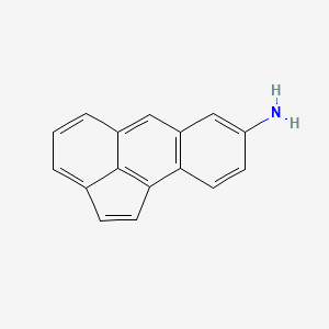 molecular formula C16H11N B15166868 Aceanthrylen-8-amine CAS No. 646058-52-8
