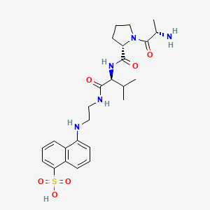 molecular formula C25H35N5O6S B1516694 H-Ala-Pro-Val-EDANS 