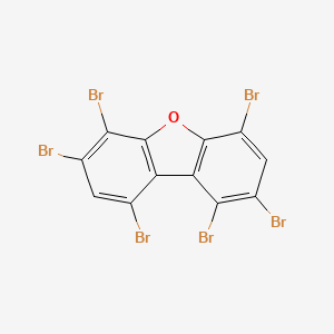 molecular formula C12H2Br6O B15167122 1,2,4,6,7,9-Hexabromodibenzo[b,d]furan CAS No. 617708-25-5